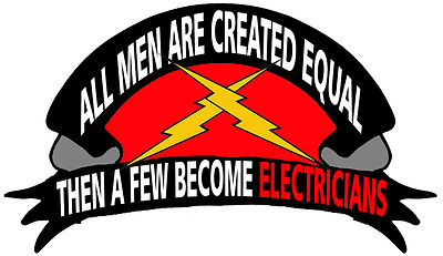 All men are created equal, a few become electricians, CE-21
