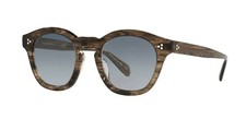 Oliver Peoples BOUDREAU L.A. OV 5382SU Sepia Smoke/Soft Teal Shaded Sunglasses