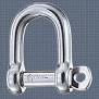 Wichard 1206 Standard self locking shackle dm 12 mm grillo inox ad U
