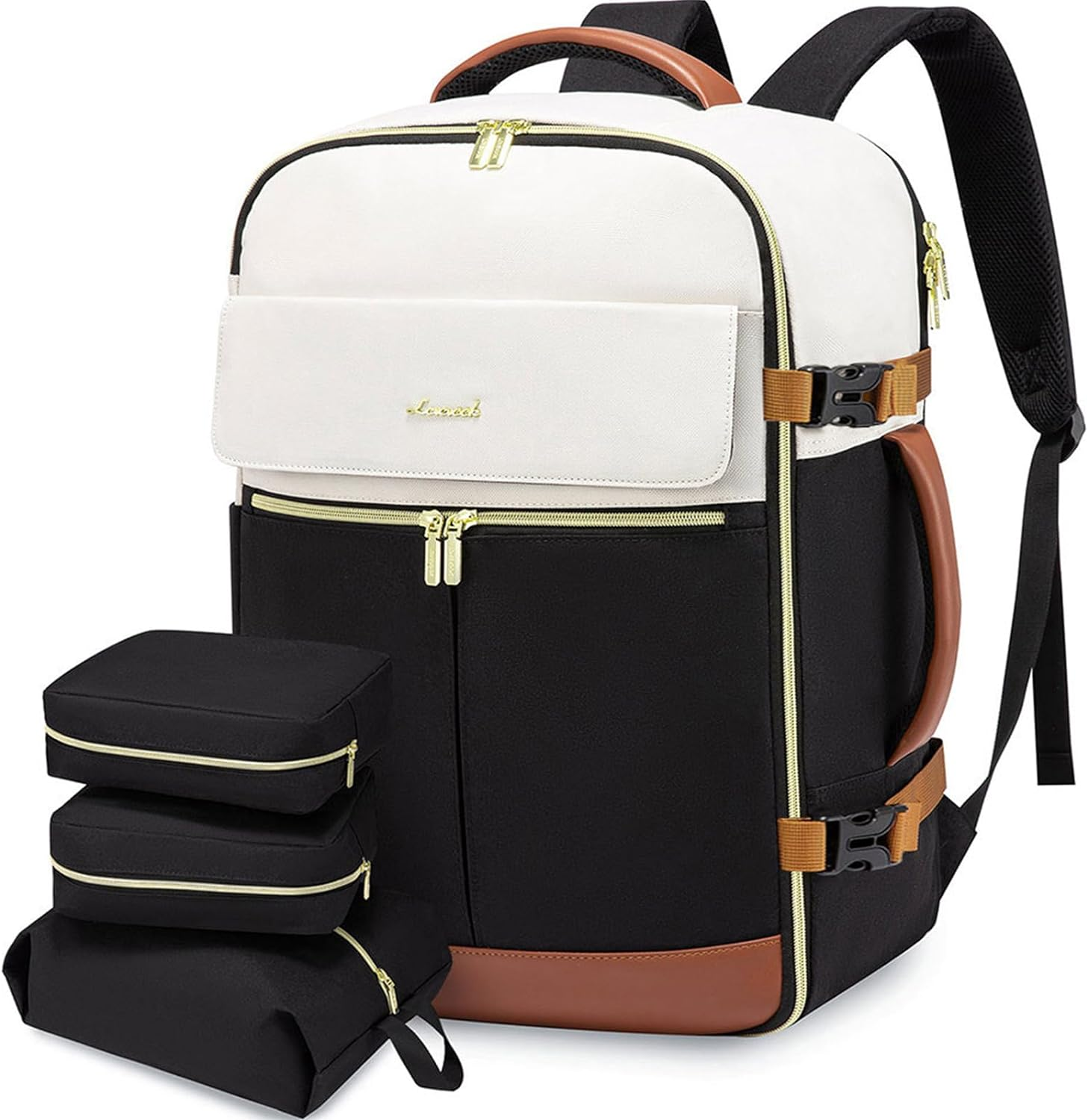 TSA-Approved 40L Women's Travel Backpack Carry-On Flight Luggage-image