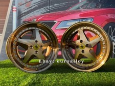 4 X 17 Pouces 4X100 Jantes BRONZE Style Ferrari 348 Pour NISSAN TOYOTA HONDA BMW