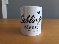 WD Tasse Kaffee-Tasse Lieblingsmensch Freundschaft Geschenk SpüLmaschinenfest