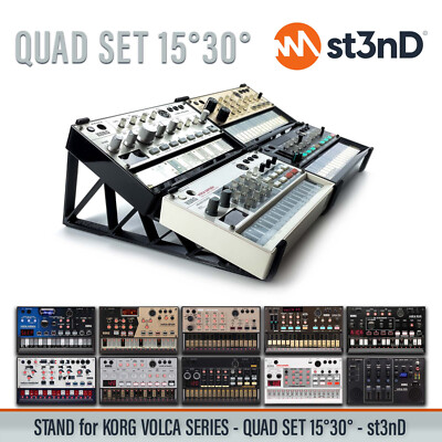 QUAD STAND SET für KORG VOLCA SERIE (15° und 30°)