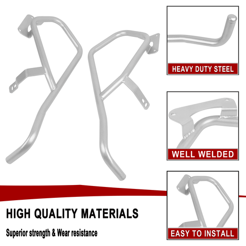 Silver Front Crash Bars Highway Engine Guard For BMW K1600GT K1600GTL 2011-2025 - Picture 7 of 9