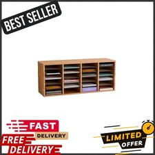 Literature Organizer, 24 Compartments, Office and Classroom Mailbox with Adjusta