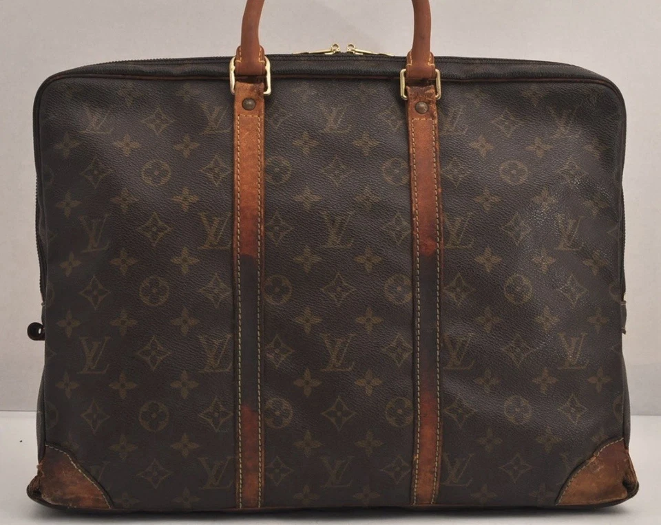 Bolso de Mano LOUIS VUITTON Monograma Documentos Viaje Maletín M53361 Foto 3 de 4