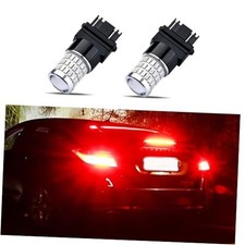 2Pcs 3157 LED Bulbs, 3056 3156 3057 4157 LED Replacement Bulbs, Super Red