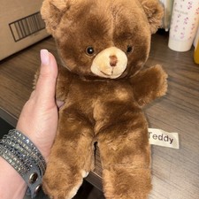 Vintage 70s Russ Berrie Teddy Bear Brown 11 Teddy"