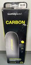 NEW Superfeet Run Support LOW Arch CARBON Insoles Men 11.5-13.0 Women 12.5