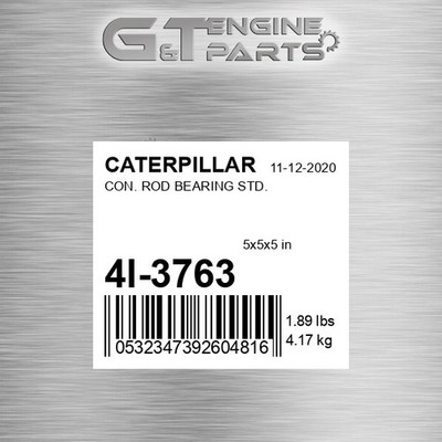 4L-3763 CON. ROD BEARING STD. fits CATERPILLAR (NEW AFTERMARKET)