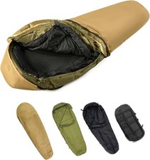 Modular Sleeping Bag System Coyote Camo 3-Piece Military Sleep Gear MSS Kit