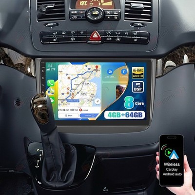 Qualcomm 4+64G Autoradio Für Mercedes-Benz Viano Vito W639 03-05 Android 15 Navi
