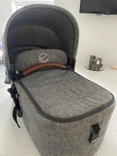 Jané Grey Pram/Pushchair Carrycot Bassinet with Canopy