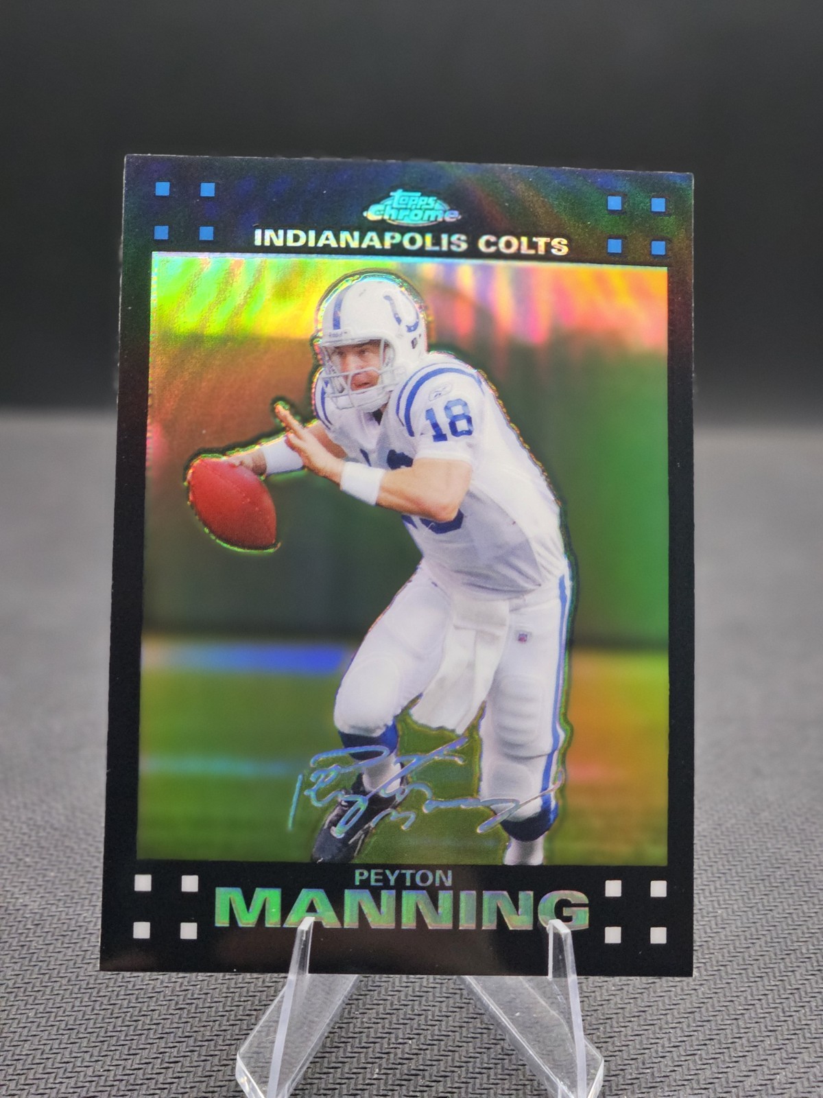 2007 Topps Chrome - Peyton Manning #TC5 Refractor