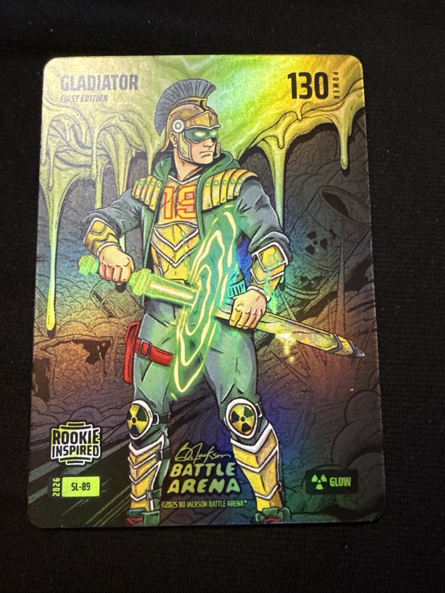 26 Bo Jackson Battle Arena Roman Anthony Gladiator Slime Glow Case Hit