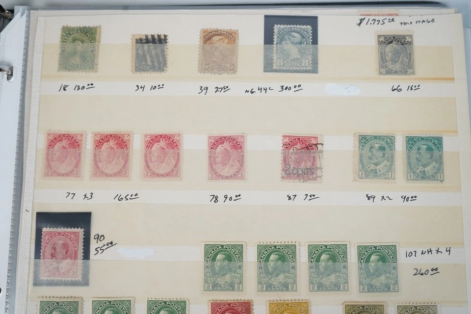 CANADA COLLECTION OF 150+ STAMPS MOSTLY MINT HIGH CATALOG VALUE - Image 3 of 4