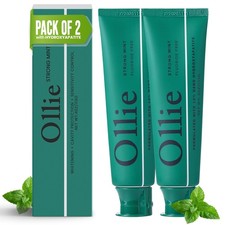 Ollie Strong Mint NanoHydroxyapatite Remineralizing Toothpaste for Teeth Whit...
