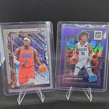 Topps Holiday H92/Panini Donruss Optic Rated Rookie Kendall Brown Dort (2)