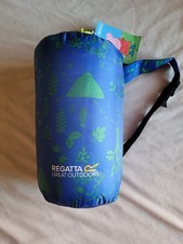 Image of Regatta Unisex Kids Camping Peppa Pig Sleeping Bag Junior Blue 145 cm long