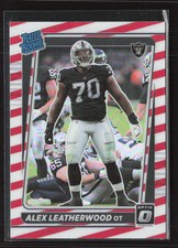 2021 Donruss Optic #266 Alex Leatherwood Freedom Las Vegas Raiders SP (C)