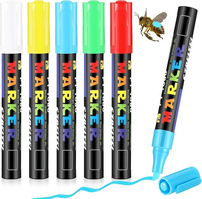 #ad Dunzoom 5 Pcs Queen Bee Marking Pen 5 Color Queen Bee Marker Pen Water Based Pai $16.65