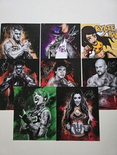 8 Wrestle Crate UK Exclusive Hand Signed 8x10 Autographs WWE WWF AEW