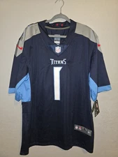 Tennessee Titans Cameron Ward Nike NFL On Field Jersey-Navy-Sz Lg- NEW WITH TAGS