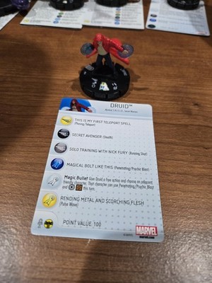 Heroclix Druid 034 Nick Fury Agent of SHIELD Legacy Smash And Destroy L046 Rare