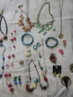 Costume Jewelry Mixed Lot Of  For Wear Or Resale Misc Vintage Modern