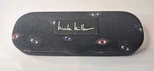 Nicole Miller Sunglasses Eyeglasses Hard Case WithEyes Pink Interior