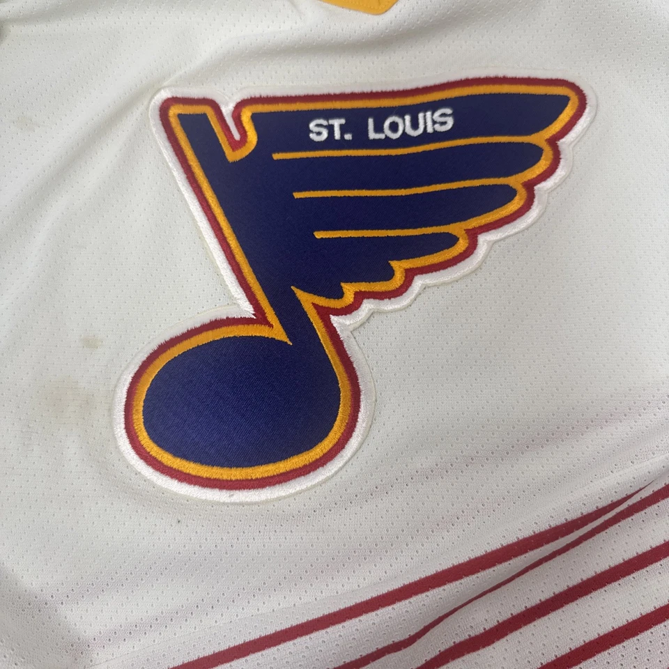 Vtg  Rare NHL St Louis Blues CCM Hockey Jersey Size XL - Image 2 of 4