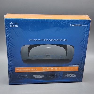 Cisco Linksys Wireless-N Broadband Router WRT160N Brand New!