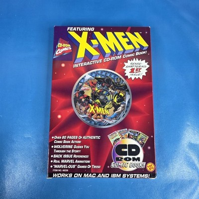 Vintage 1995 Marvel X-Men Interactive CD-ROM Comic Book Windows Mac Sealed New