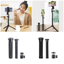 Live Streaming Tripod Phone Selfie Extension Rod Cameras Telescopic Stand