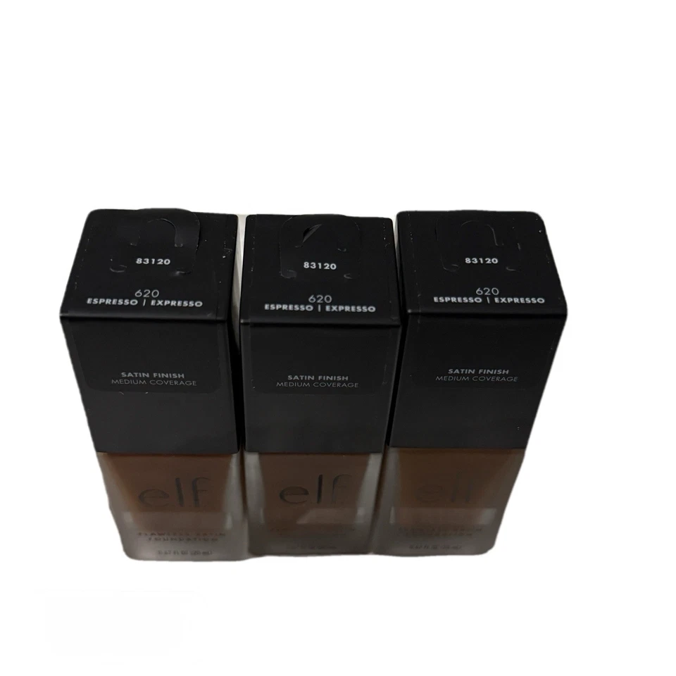 elf Flawless Satin Foundation Shade: 620 Expresso (3 Pack) - Image 3 of 4