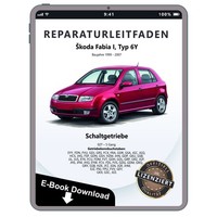 Skoda Fabia 6Y 1999-2007 5 Gang Schaltgetriebe 02T Reparaturhandbuch Download