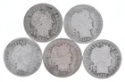 Better Lot 5 1901-O 1908-D 1898 1902-O 1898 Barber Dime 0.50 Face *258