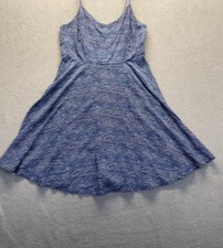 Women Old Navy leeveless Dress Shortalls Blue Summer Size Large Zipper
