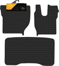 Fits Volvo Trucks Fh13 2014-2019 Tailored 5MM Rubber Heavy Duty Truck Floor Mats