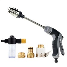 Aquoxis Cordless Cleaning Device Converts Garden Hose to Pressure Washer