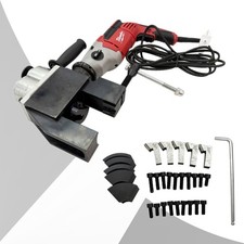 220V 1300W External Clamp-On 1.1-3'' Pipe Chamfering Machine 30°/35°/37.5°