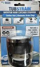TUBSTRAIN Revolutionary Tub Drain Hair Catcher and Stopper
