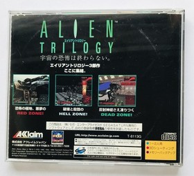 Alien Trilogy ALIEN TRILOGY SS Sega Saturn with Obi Postcard