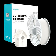 SUNLU ASA Filament 1,75 mm 1 kg (2,2 lbs) UV/Regen/Hitzebeständiger robuster 3D-Drucker