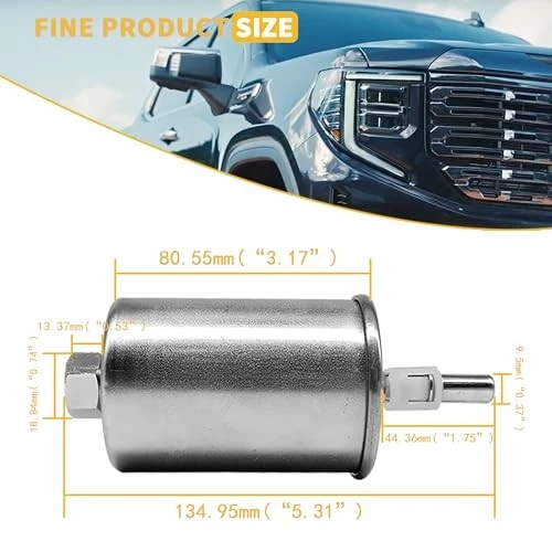 G8219 Fuel Filter for 1997–2005 Chevrolet Blazer & GMC Truck/Passenger Gasoline - Image 2 of 4