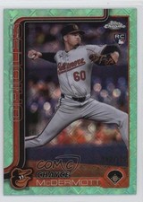 2025 Topps Chrome Logofractor Edition Aqua Refractor 82/199 Chayce McDermott 2y0