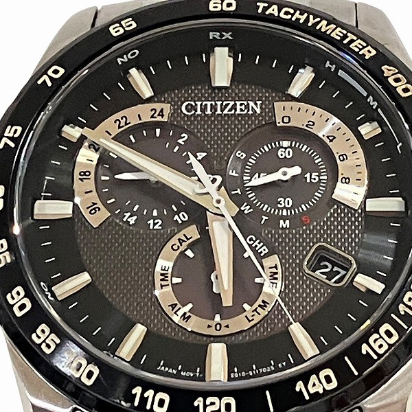 CITIZEN⚡【アテッサ】ソーラー電波…良好 .美品E610-S104831 Citizen Eco-Drive Attesa E610S-104831 Radio Solar Watch