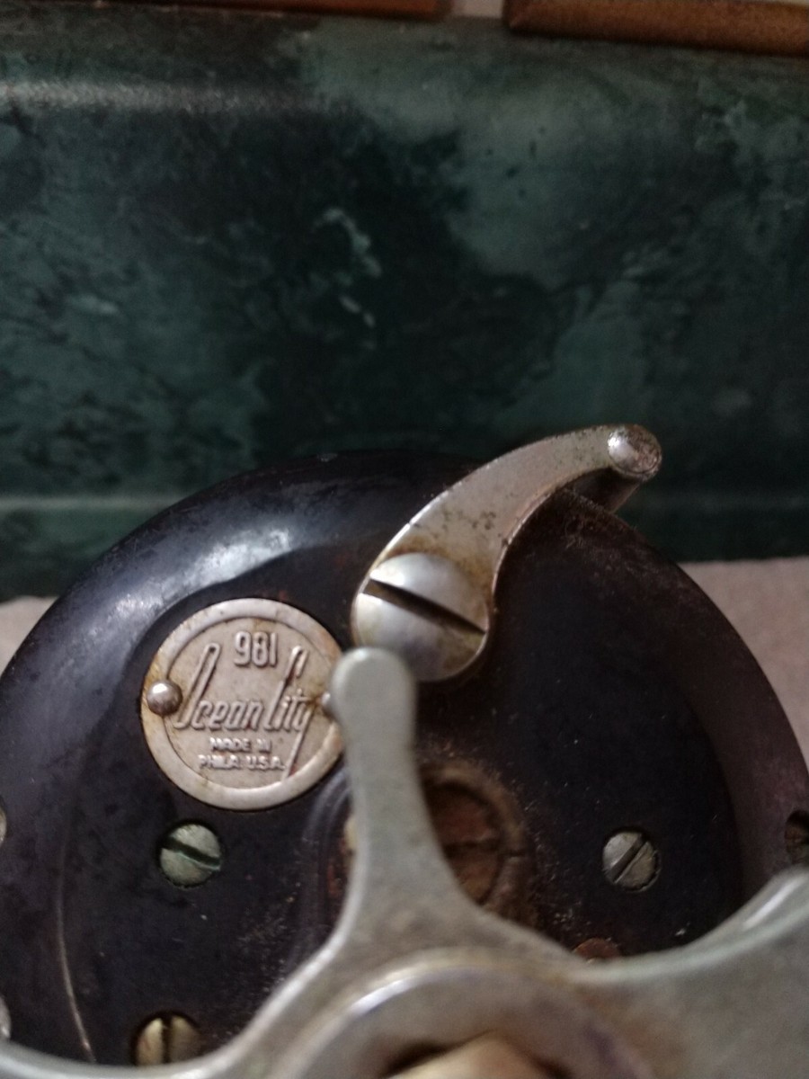 Moulinet Ancien Ocean City 981 - Vintage - Fabriqué Aux États-Unis