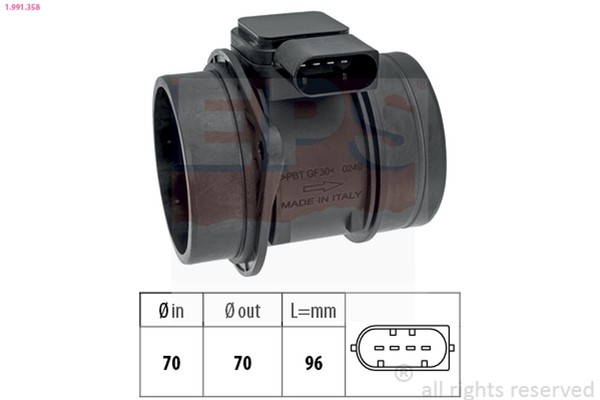 Luftmengenmesser Db A Klasse W169 2.0 04--image