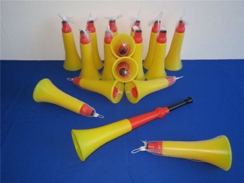 3 x XXL Tröte 54 cm Vuvuzela MEGA Fußball Stadiontröte Deutschland - Bild 1 von 4